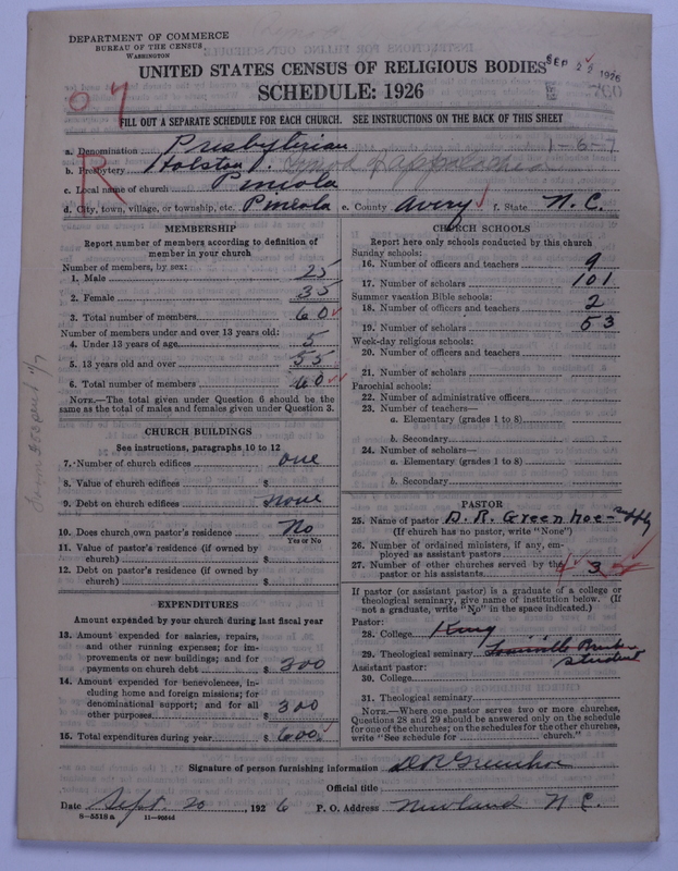 Scan of Presbyterian Church in the United States: 760