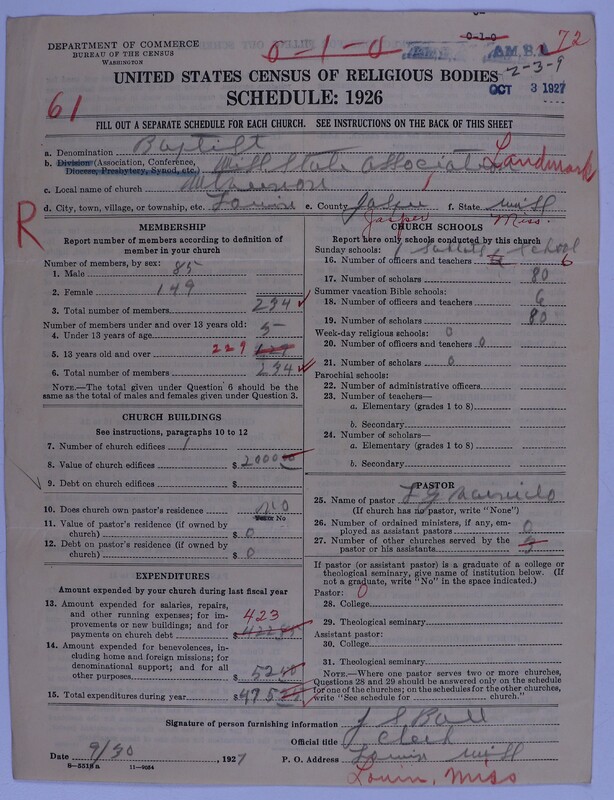 Scan of Landmark Baptist of America: 72