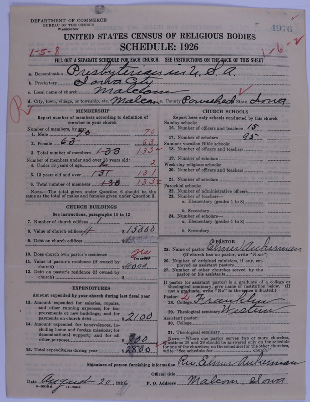 Scan of Presbyterian Church in the United States of America: 4976