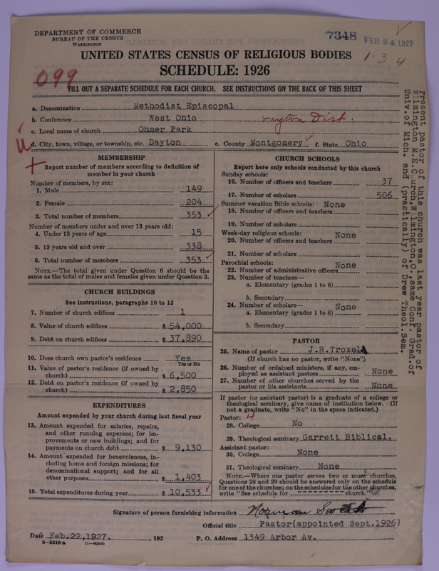 Scan of Methodist Episcopal Church: 7348