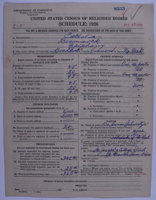 Scan of Roman Catholic Church: 8333