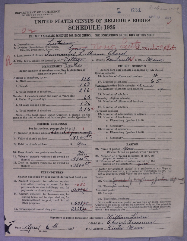Scan of Norwegian Lutheran Church of America: 621