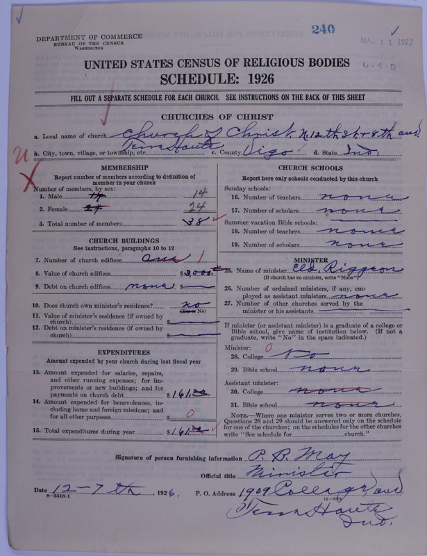 Scan of Churches of Christ: 240