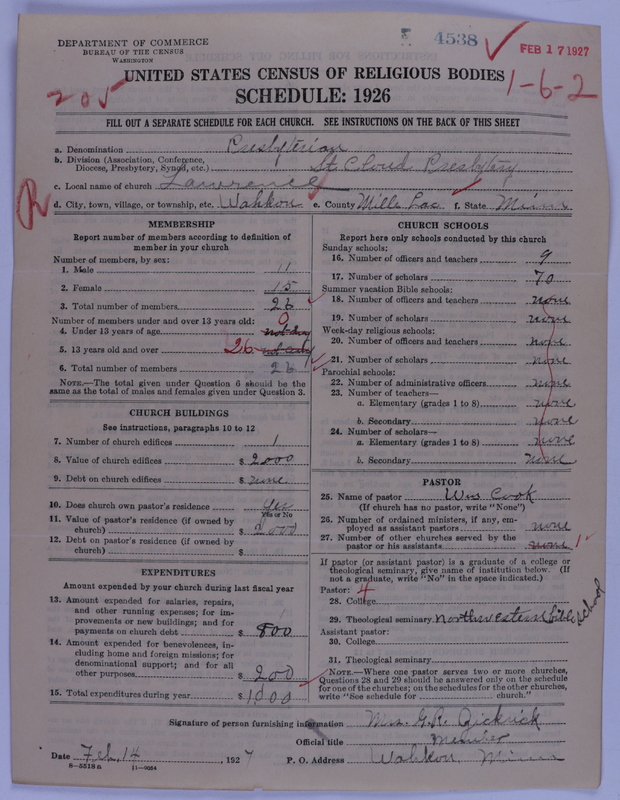 Scan of Presbyterian Church in the United States of America: 4538