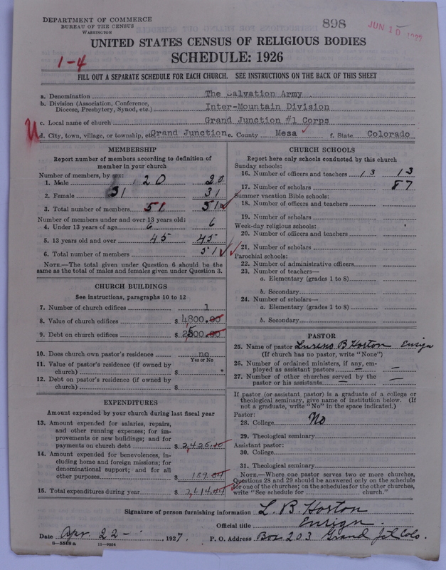 Scan of Salvation Army: 898