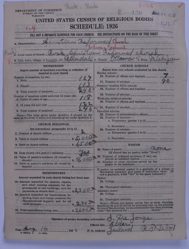 Scan of Christian Reformed Church: 139
