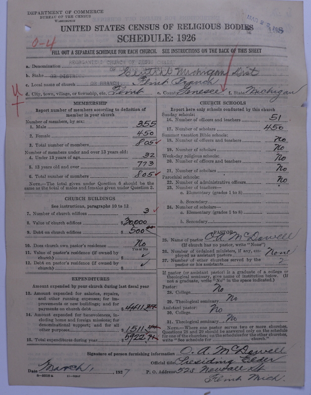 Scan of Reorganized Church of Jesus Christ of Latter Day Saints: 158