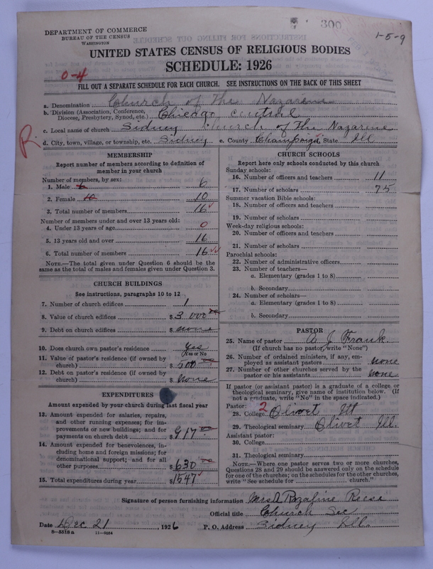 Scan of Church of the Nazarene: 300