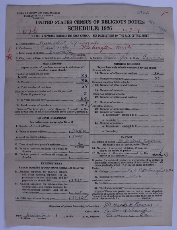 Scan of Methodist Episcopal Church: 5752