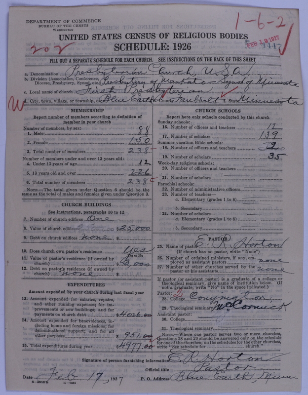 Scan of Presbyterian Church in the United States of America: 4447