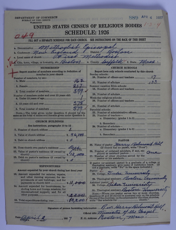 Scan of Methodist Episcopal Church: 889