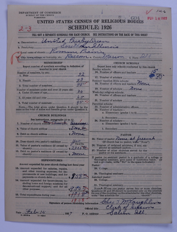 Scan of United Presbyterian Church of North America: 604