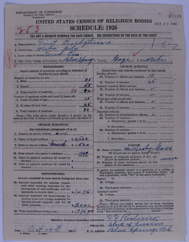 Scan of Presbyterian Church in the United States of America: 5760