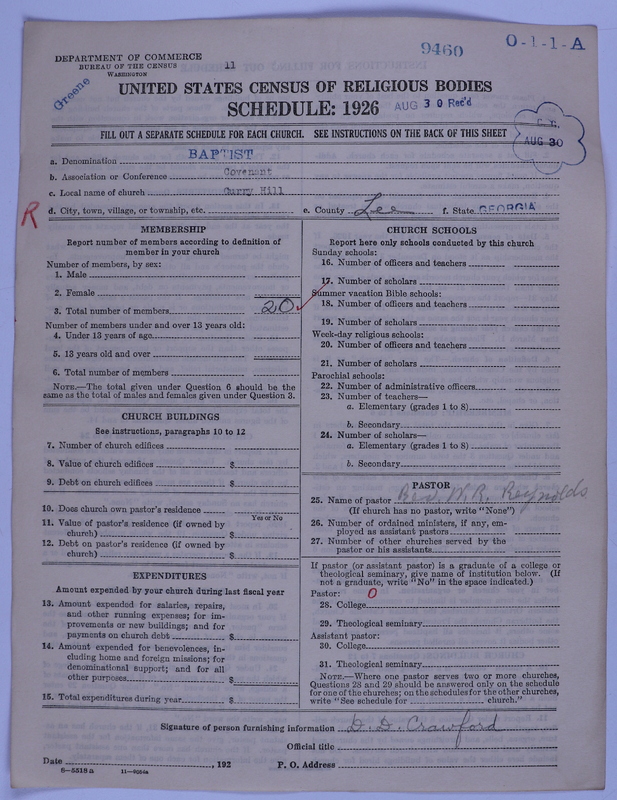 Scan of Negro Baptists: 9460