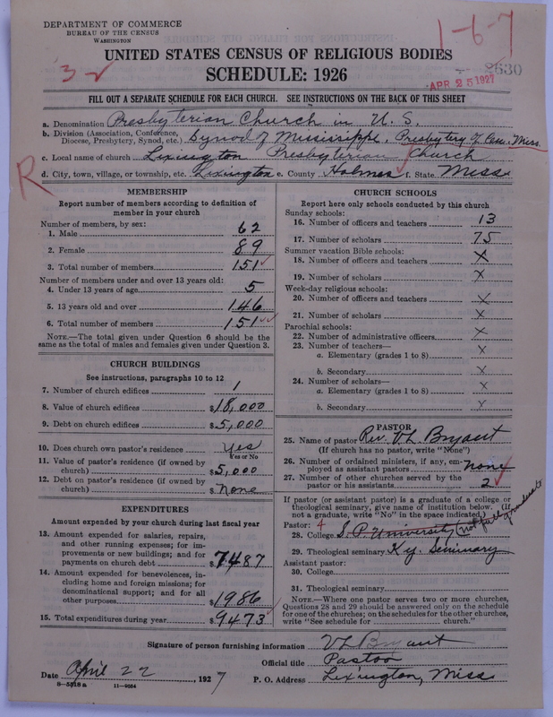 Scan of Presbyterian Church in the United States: 2630