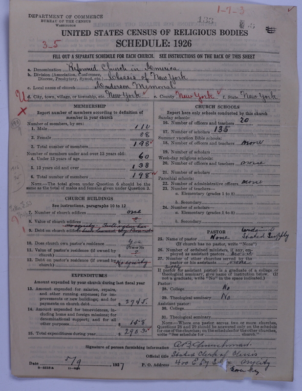 Scan of Reformed Church in America: 133