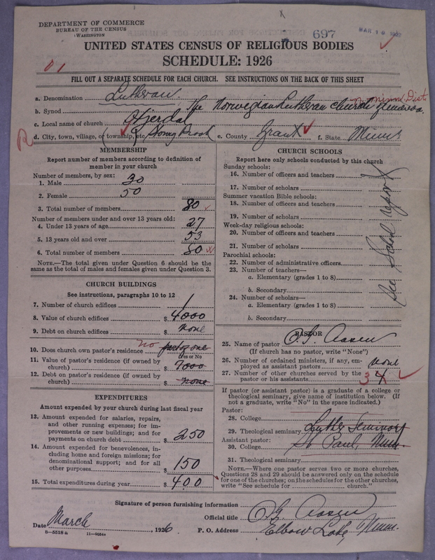 Scan of Norwegian Lutheran Church of America: 697