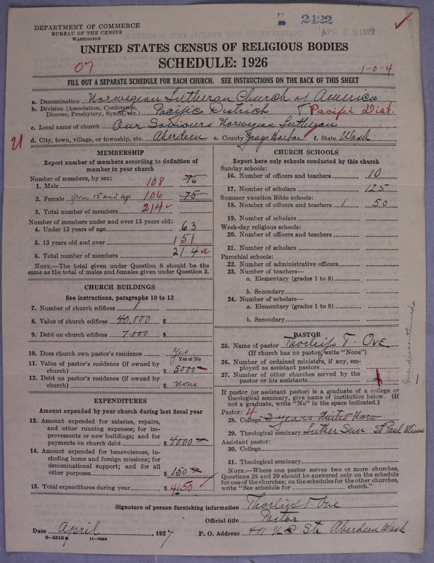 Scan of Norwegian Lutheran Church of America: 2423
