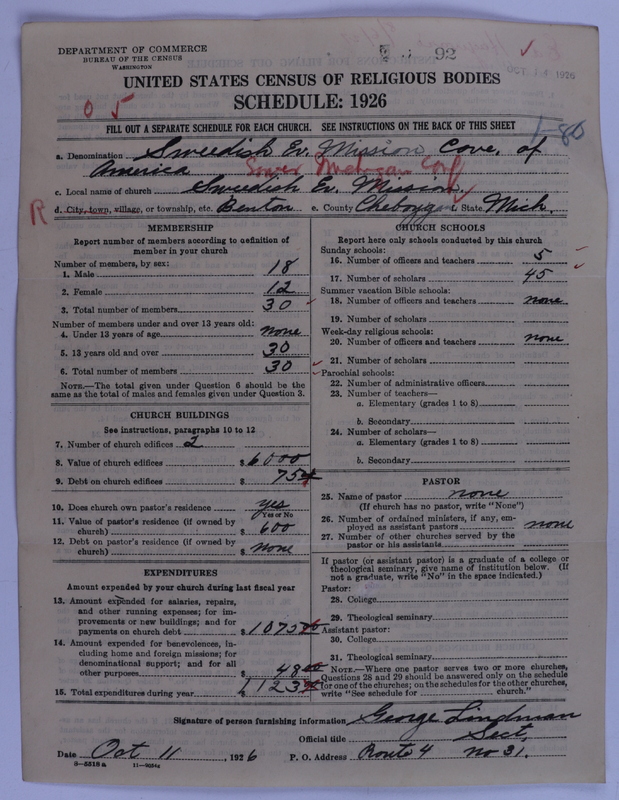 Scan of Swedish Evangelical Mission Covenant of America: 92
