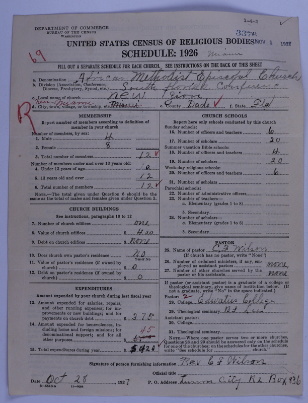 Scan of African Methodist Episcopal Church: 3376