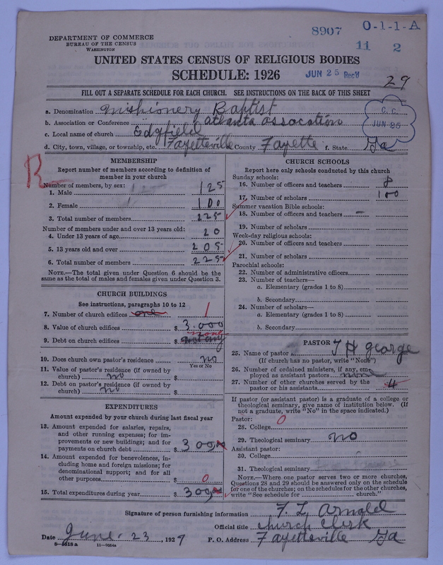 Scan of Negro Baptists: 8907