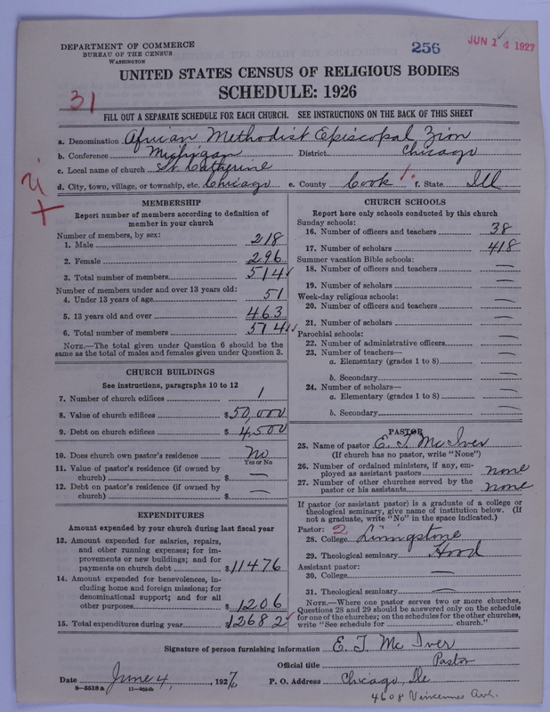 Scan of African Methodist Episcopal Zion Church: 256
