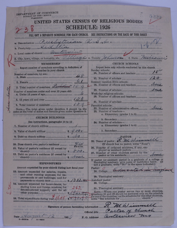 Scan of Presbyterian Church in the United States of America: 5229