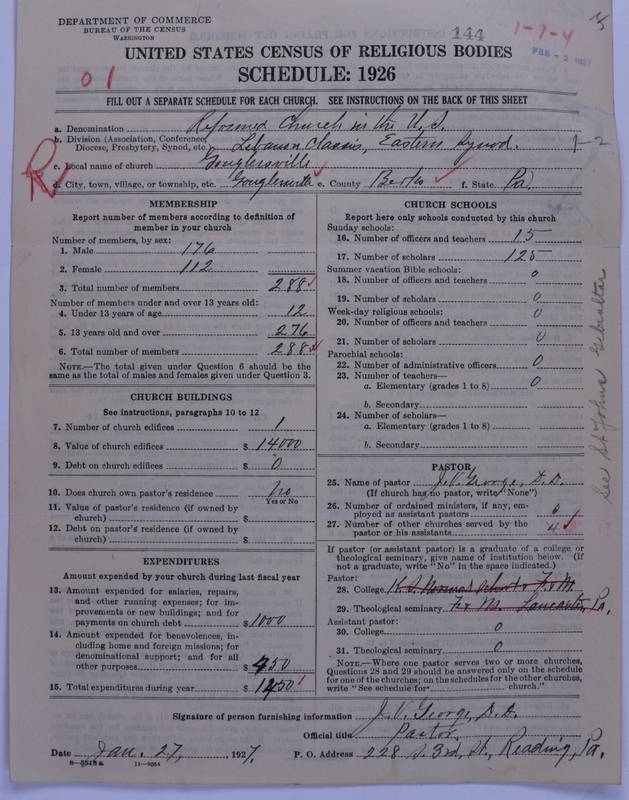 Scan of Reformed Church in the United States: 144