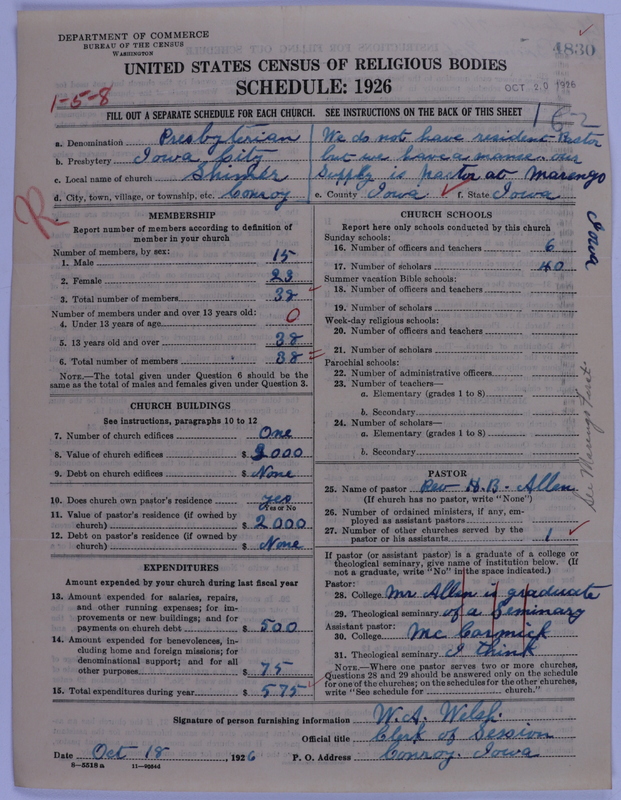 Scan of Presbyterian Church in the United States of America: 4830