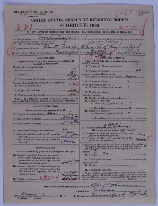 Scan of Presbyterian Church in the United States of America: 5455