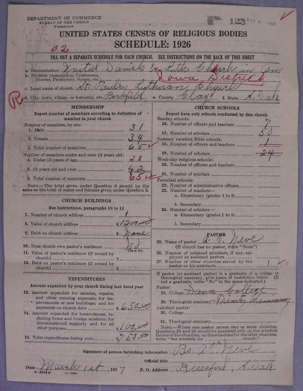 Scan of United Danish Evangelical Lutheran Church in America: 123