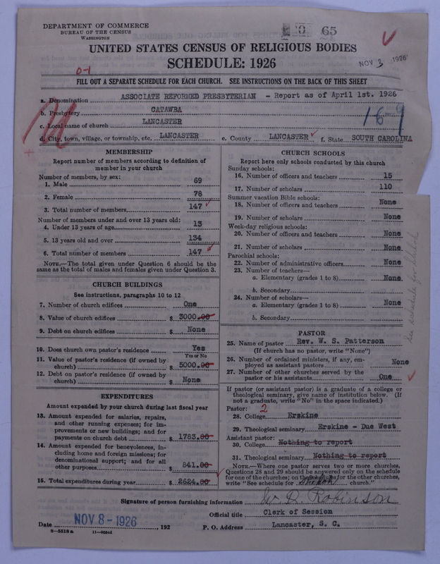 Scan of Associate Reformed Presbyterian Church: 65