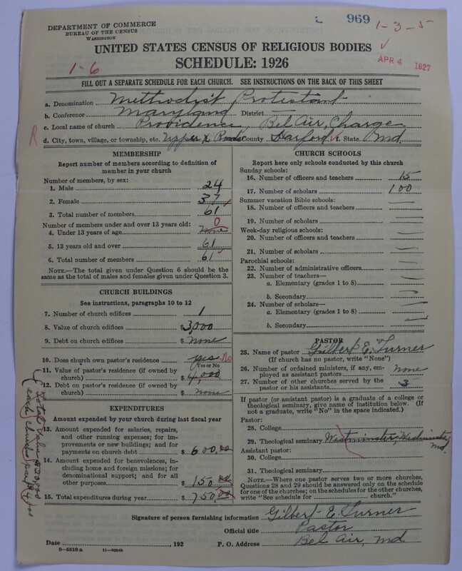 Scan of Methodist Protestant Church: 969