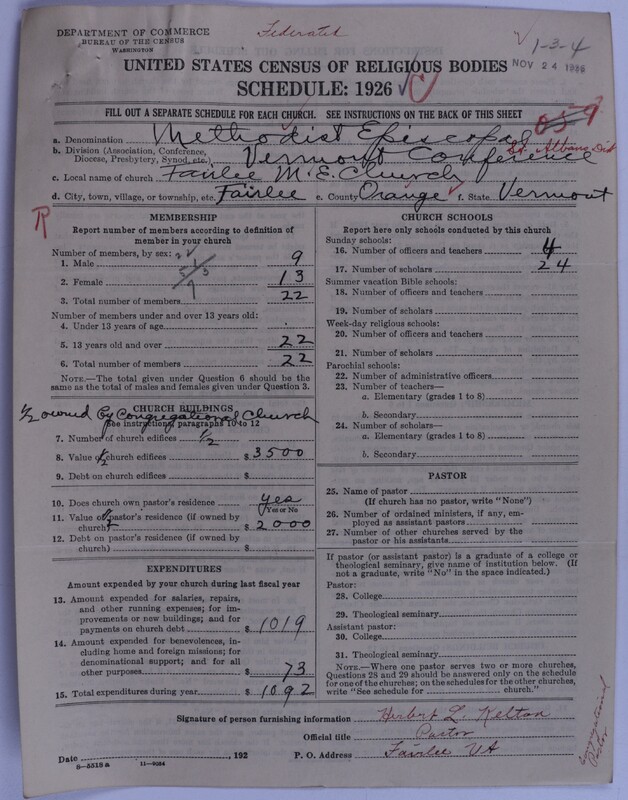 Scan of Federated Churches: 59