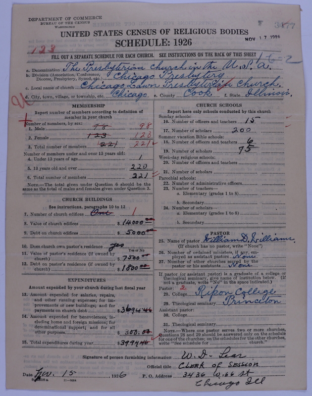 Scan of Presbyterian Church in the United States of America: 3477