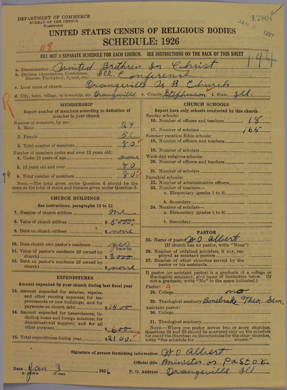 Scan of Church of the United Brethren in Christ: 1788