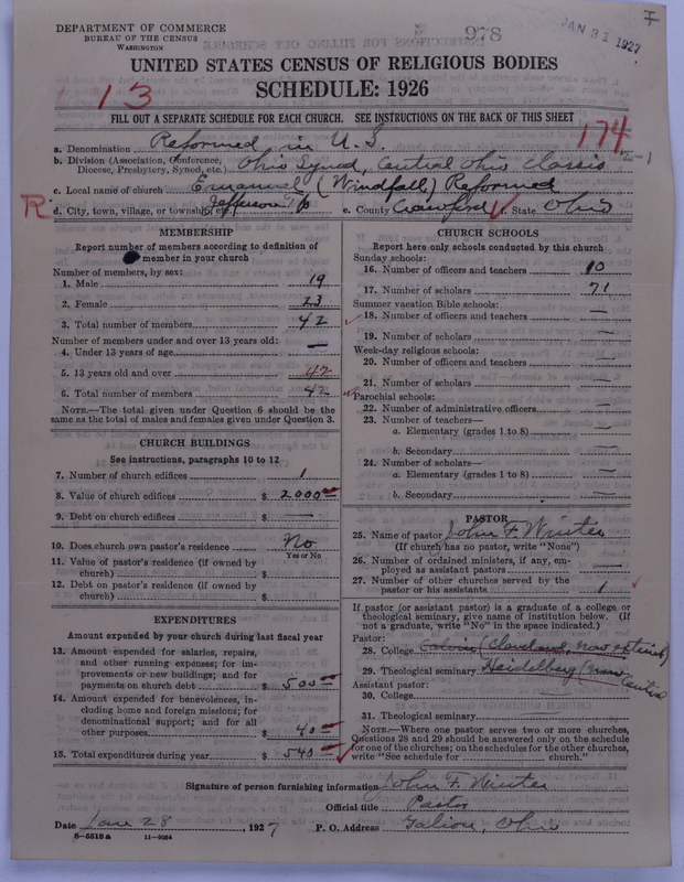 Scan of Reformed Church in the United States: 978