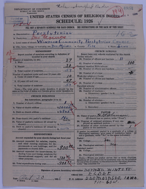 Scan of Presbyterian Church in the United States of America: 4954