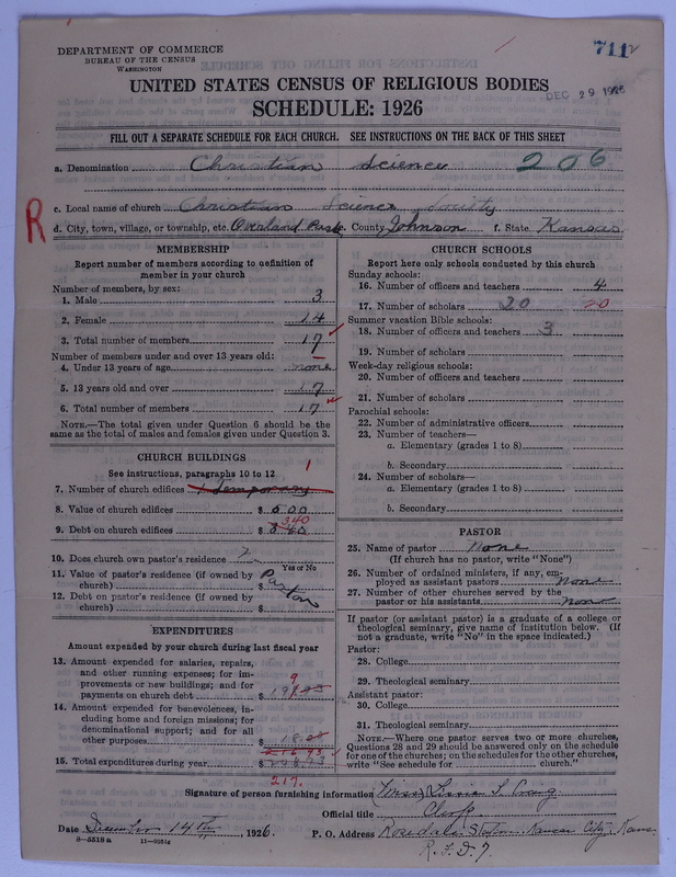 Scan of Church of Christ, Scientist: 711