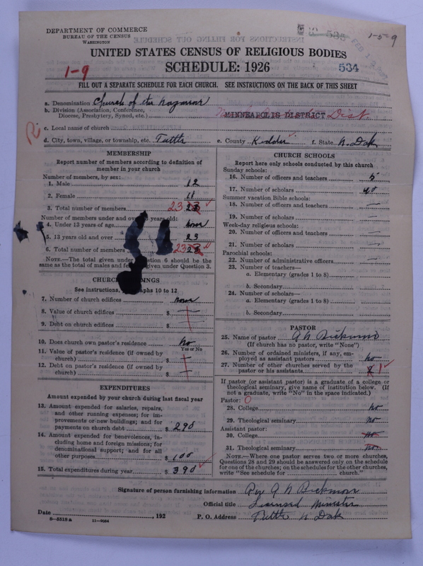 Scan of Church of the Nazarene: 534
