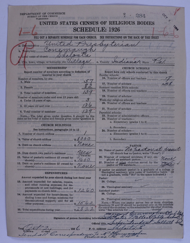 Scan of United Presbyterian Church of North America: 284