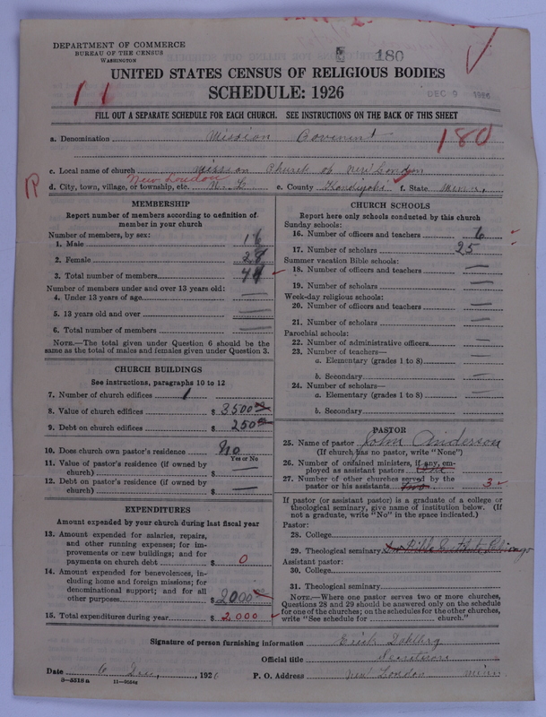 Scan of Swedish Evangelical Mission Covenant of America: 180
