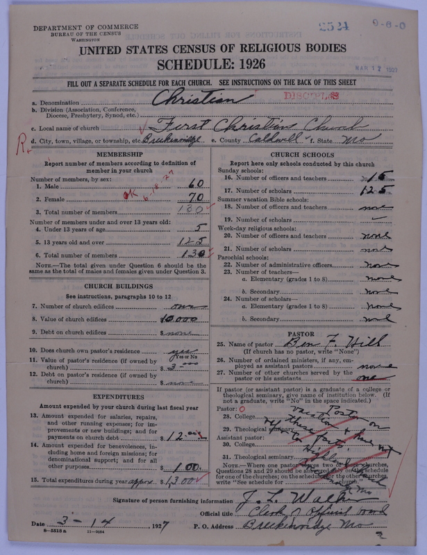 Scan of Disciples of Christ: 2524