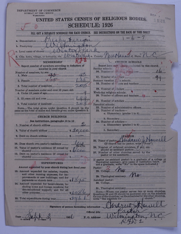 Scan of Presbyterian Church in the United States: 1121