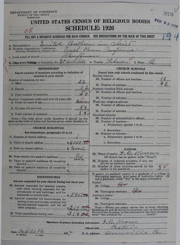 Scan of Church of the United Brethren in Christ: 372