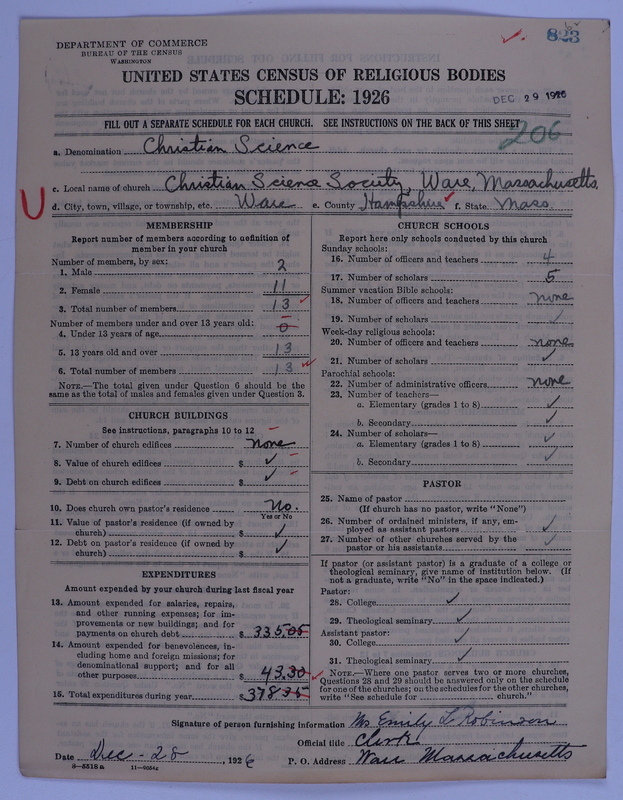 Scan of Church of Christ, Scientist: 823