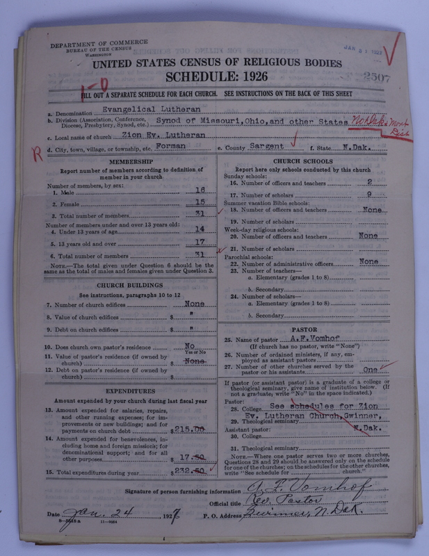 Scan of Evangelical Lutheran Synodical Conference of America: Evangelical Lutheran Synod of Missouri, Ohio, and Other States: 2507