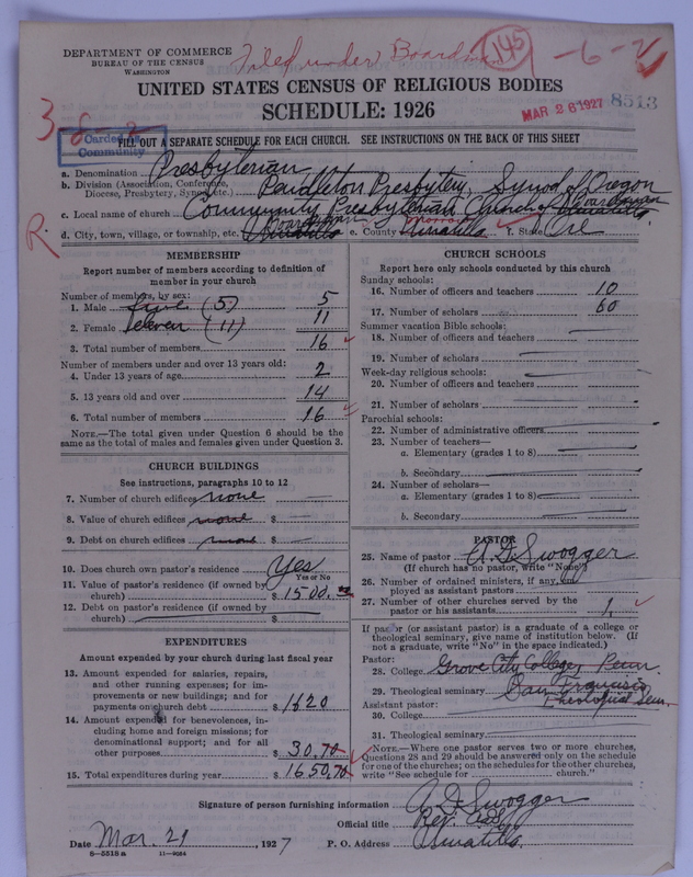 Scan of Presbyterian Church in the United States of America: 8513