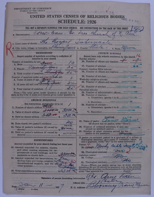 Scan of Norwegian and Danish Evangelical Free Church Association of North America: 31