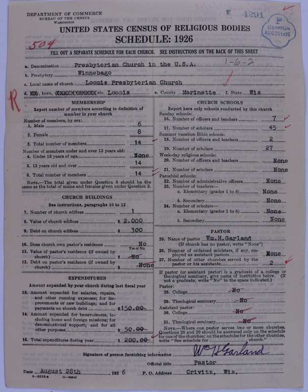 Scan of Presbyterian Church in the United States of America: 4291